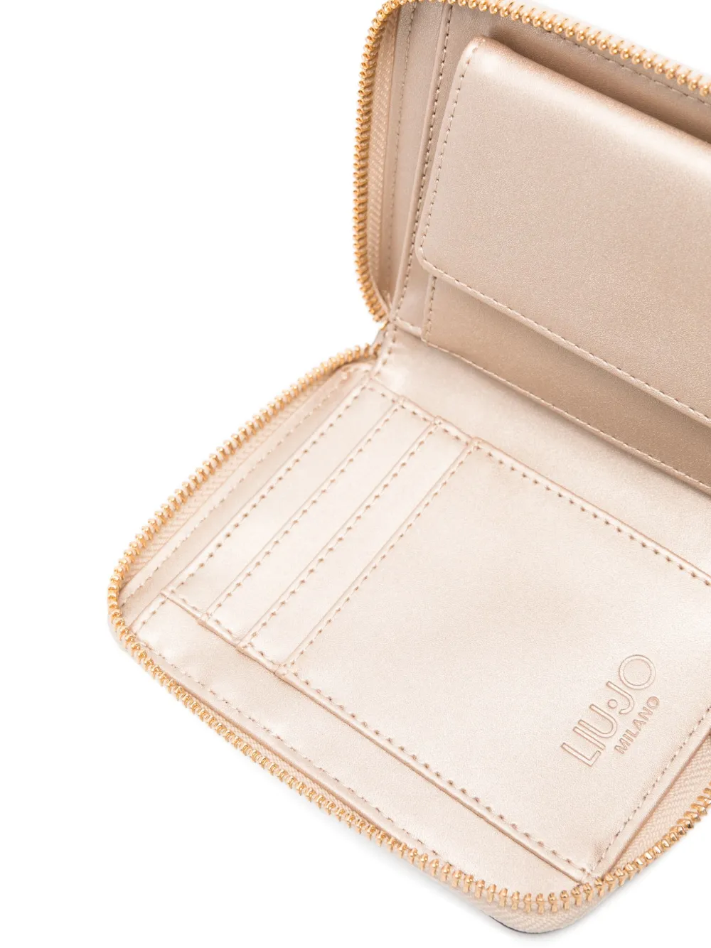 Liu •jo Zip-around Wallet In Neutral