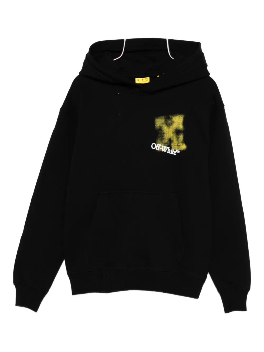 Off-White Kids spray-paint logo hoodie - Nero