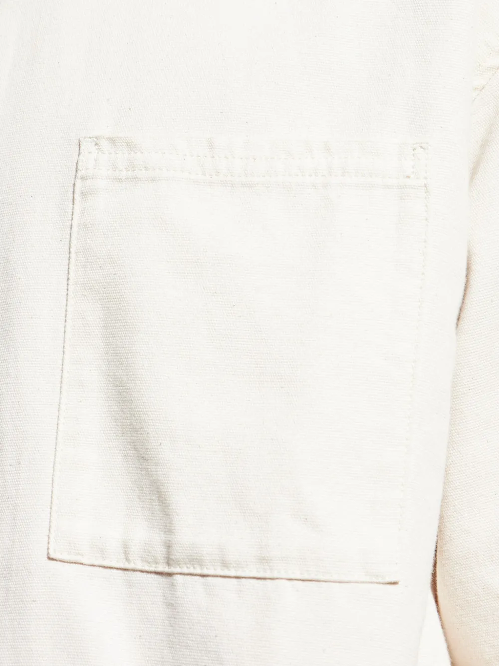 American Vintage Lycaz katoenen overhemd Beige