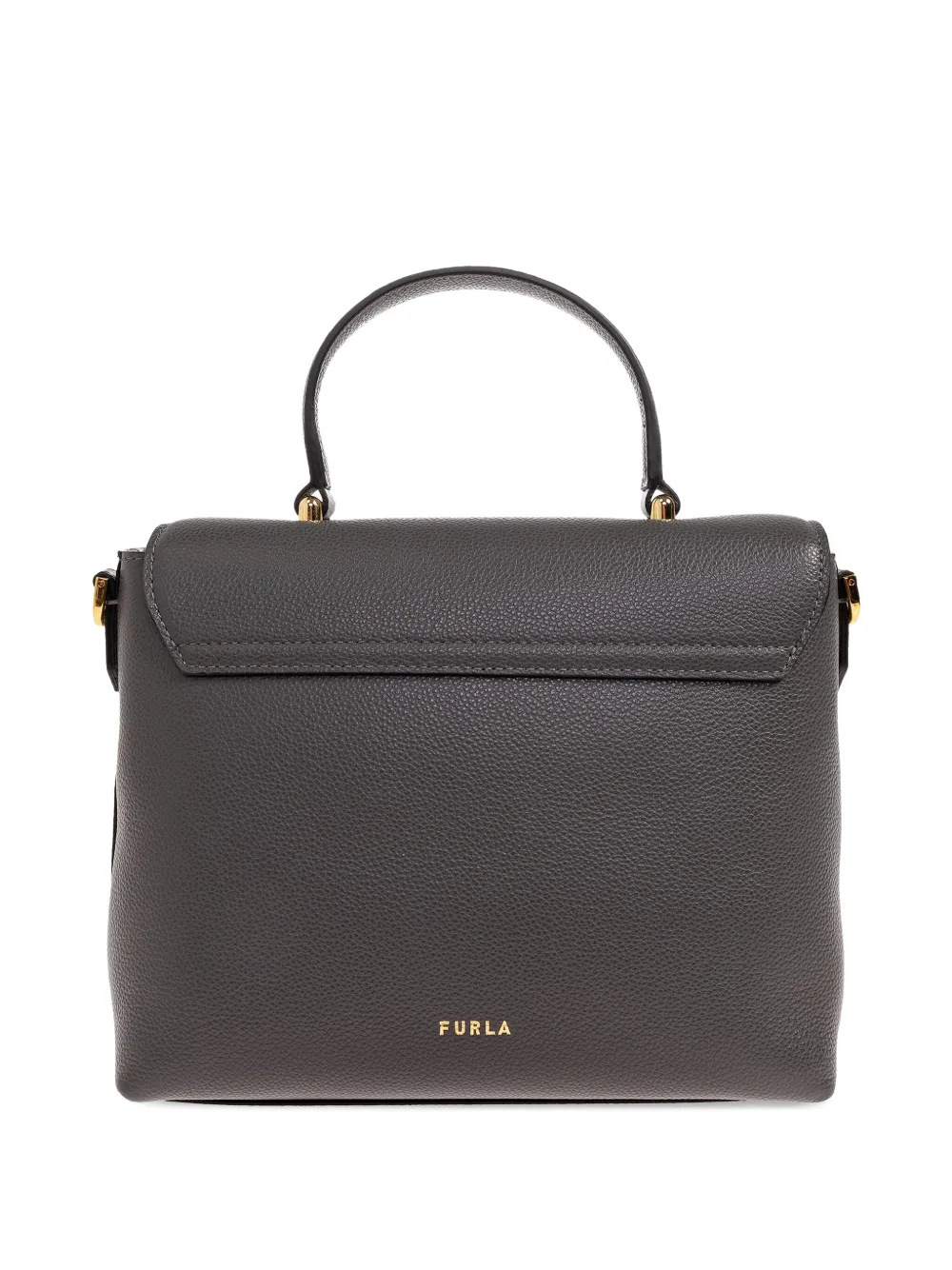 Furla Small Moonlight Tote Bag In Gray