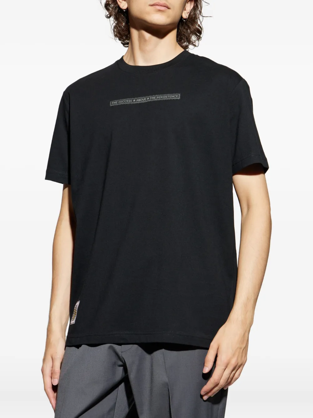 Iceberg T-shirt met print Zwart