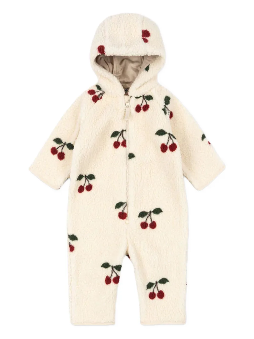 Konges Sløjd cherry-print babywear | Neutrals | Image 1