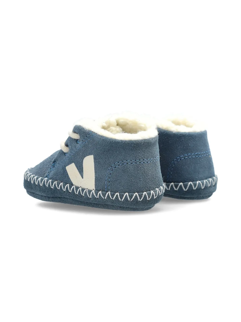 VEJA Kids Suède sneakers Blauw