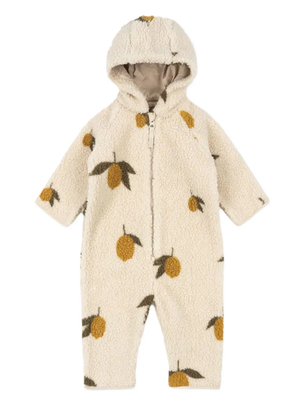 Konges Sløjd romper con capucha y limones estampados | neutro | Image 1