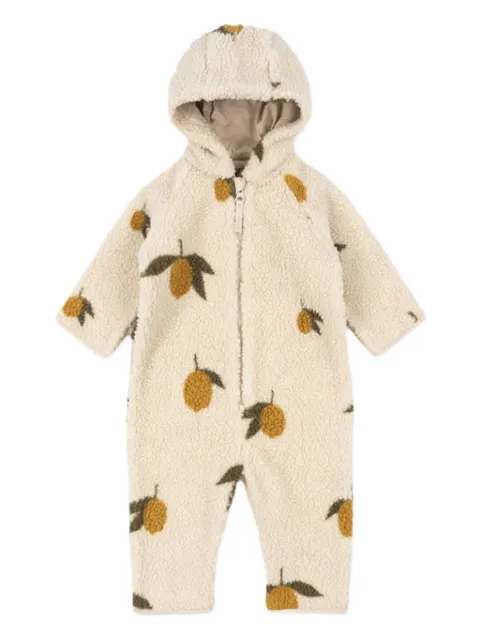 Konges Sløjd romper con capucha y limones estampados