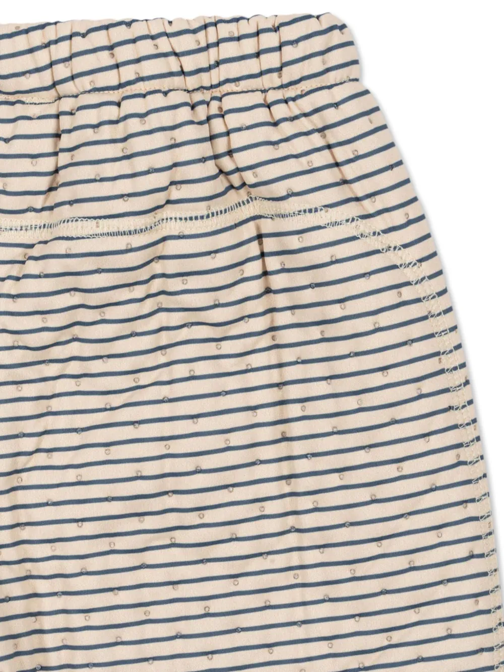 Konges Sløjd Gestreepte trainingsbroek Beige