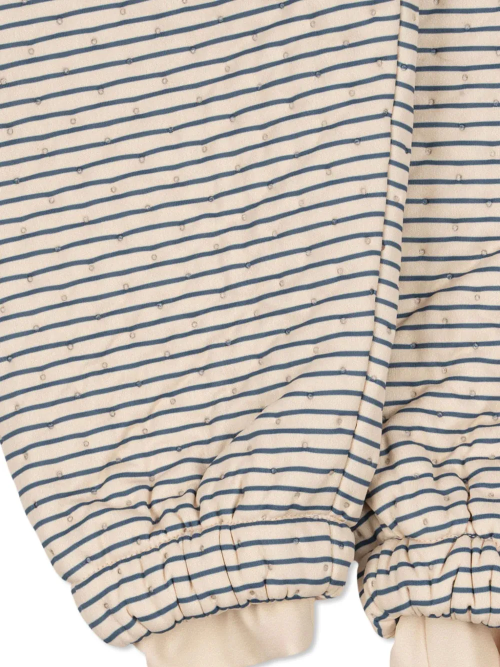 Konges Sløjd Gestreepte trainingsbroek Beige