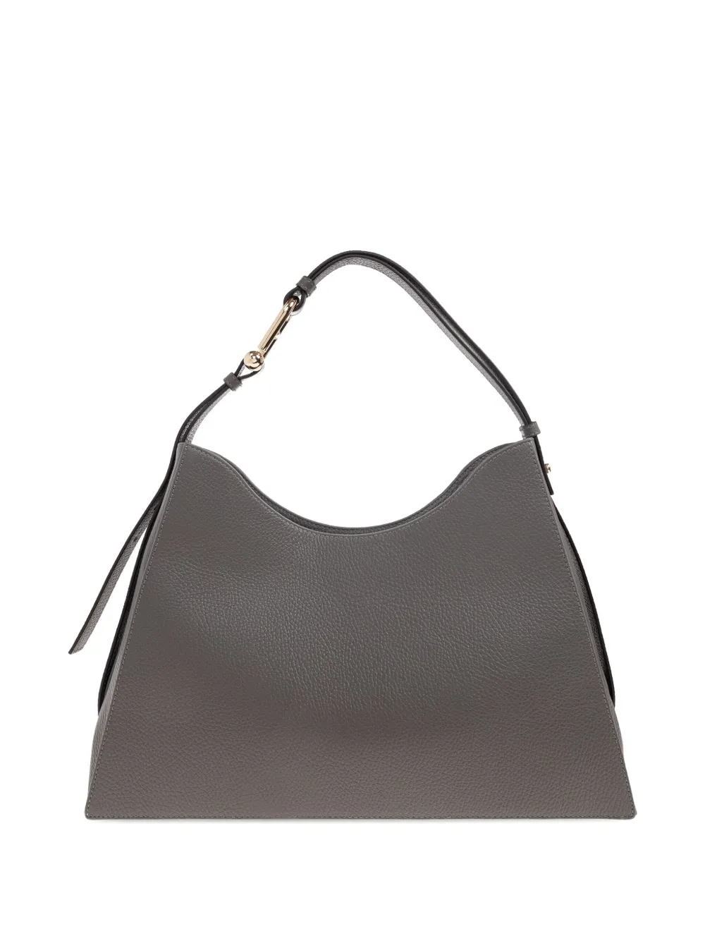 Furla Large Nuvola Leather Tote Bag In Gray