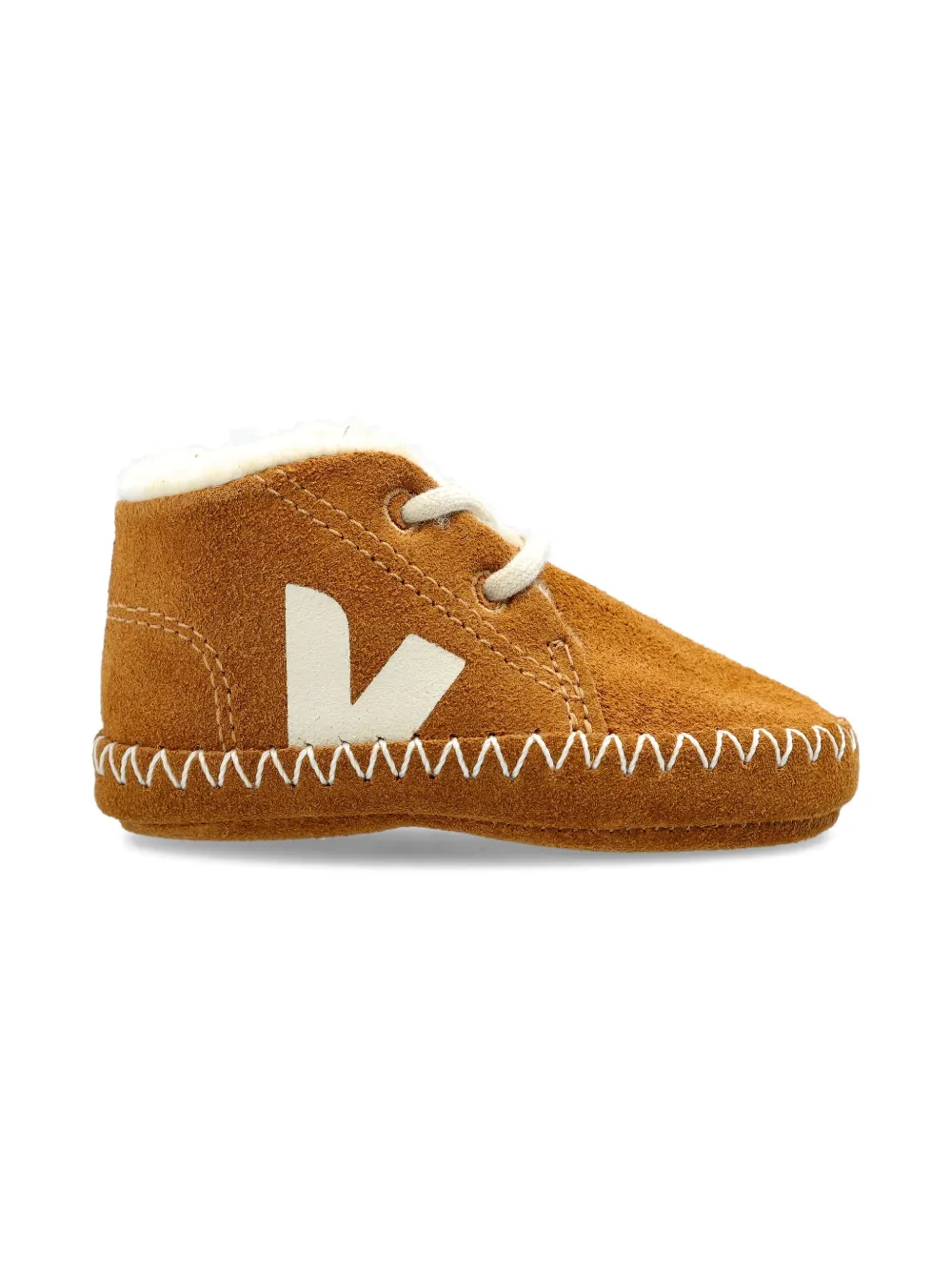 VEJA Kids suede logo pre-walkers | Baby Girl Shoes | Image 2