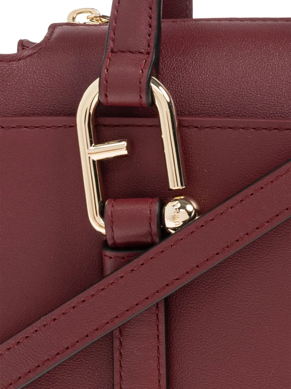 Furla Small Nuvola Tote Bag In Red