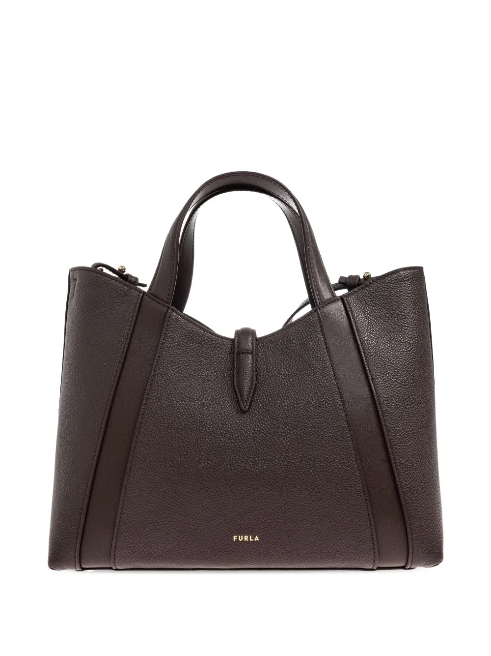 Furla Small Goccia Tote Bag In Black
