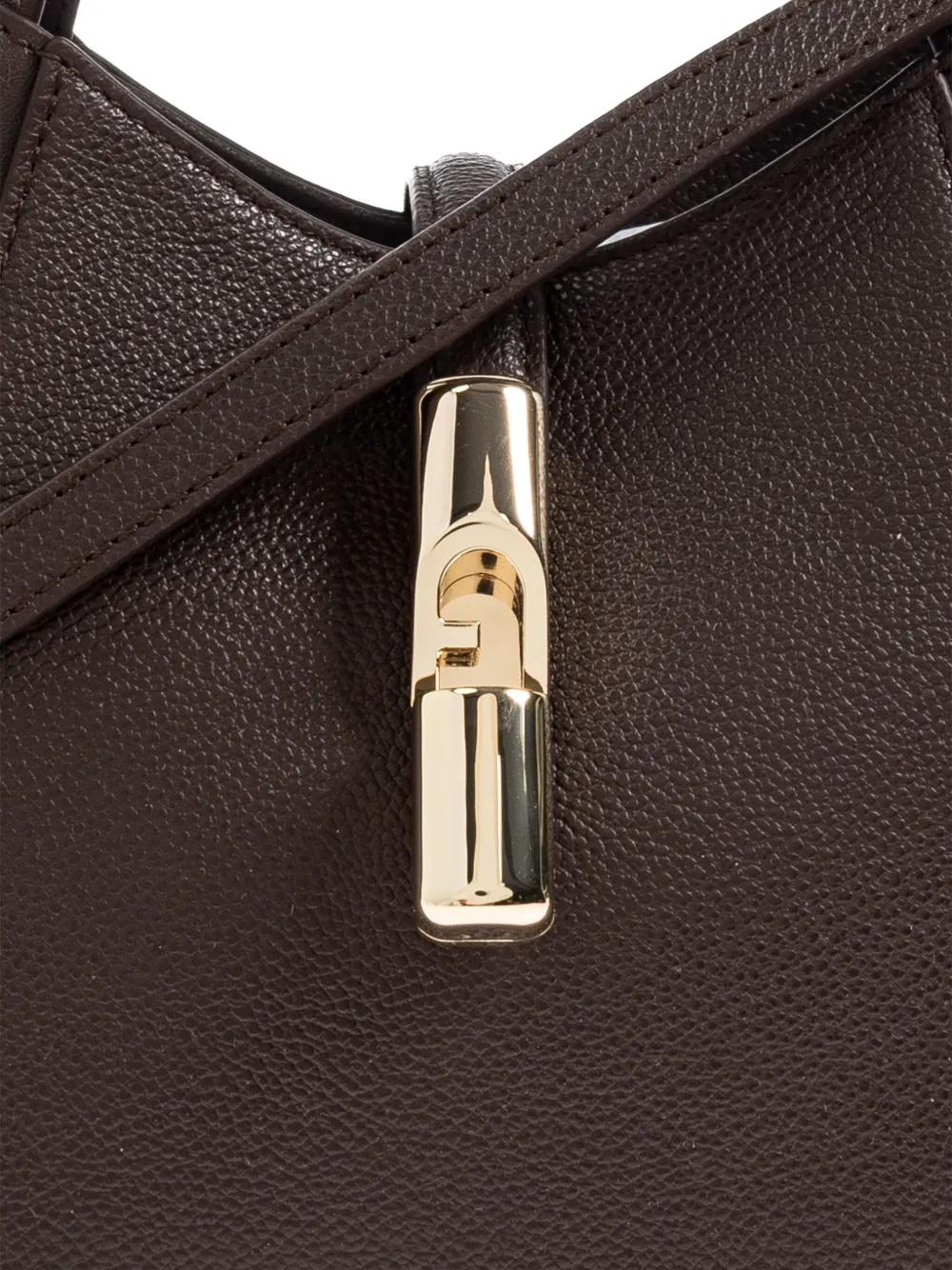 Furla Small Goccia Tote Bag In Black
