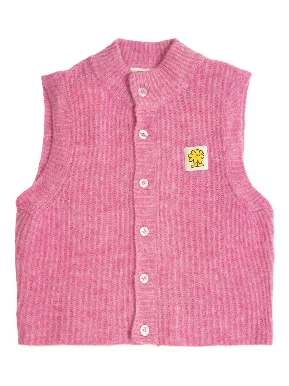 American Vintage Kids sleeveless cardigan | Pink | Image 1