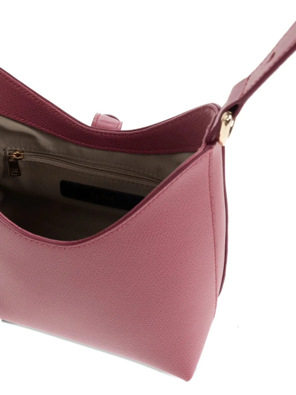 Furla Stylish Shoulder Bag Adjustable Strap In Pink