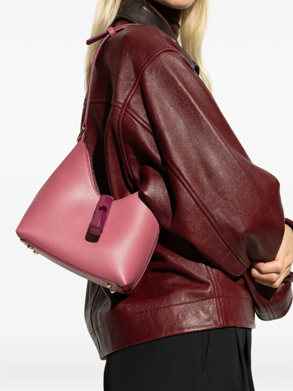 Furla mini Iride shoulder bag - Roze