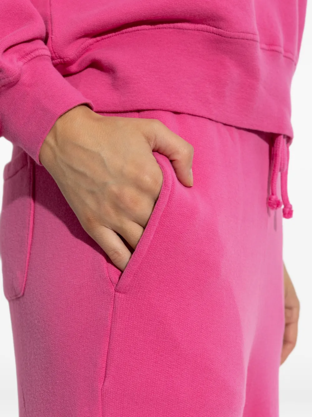 American Vintage Drawstring Track Pants In Pink