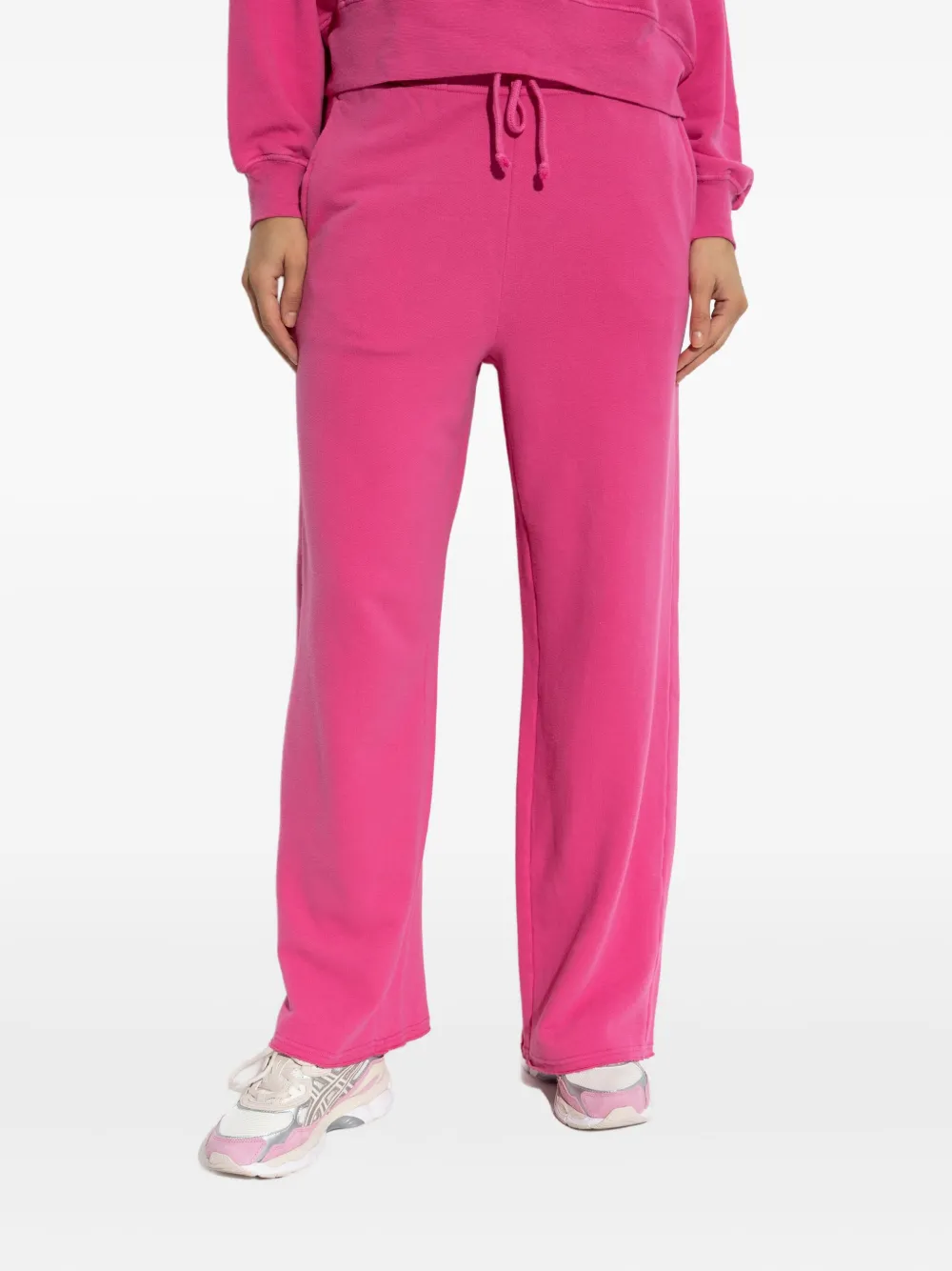 American Vintage Drawstring Track Pants In Pink