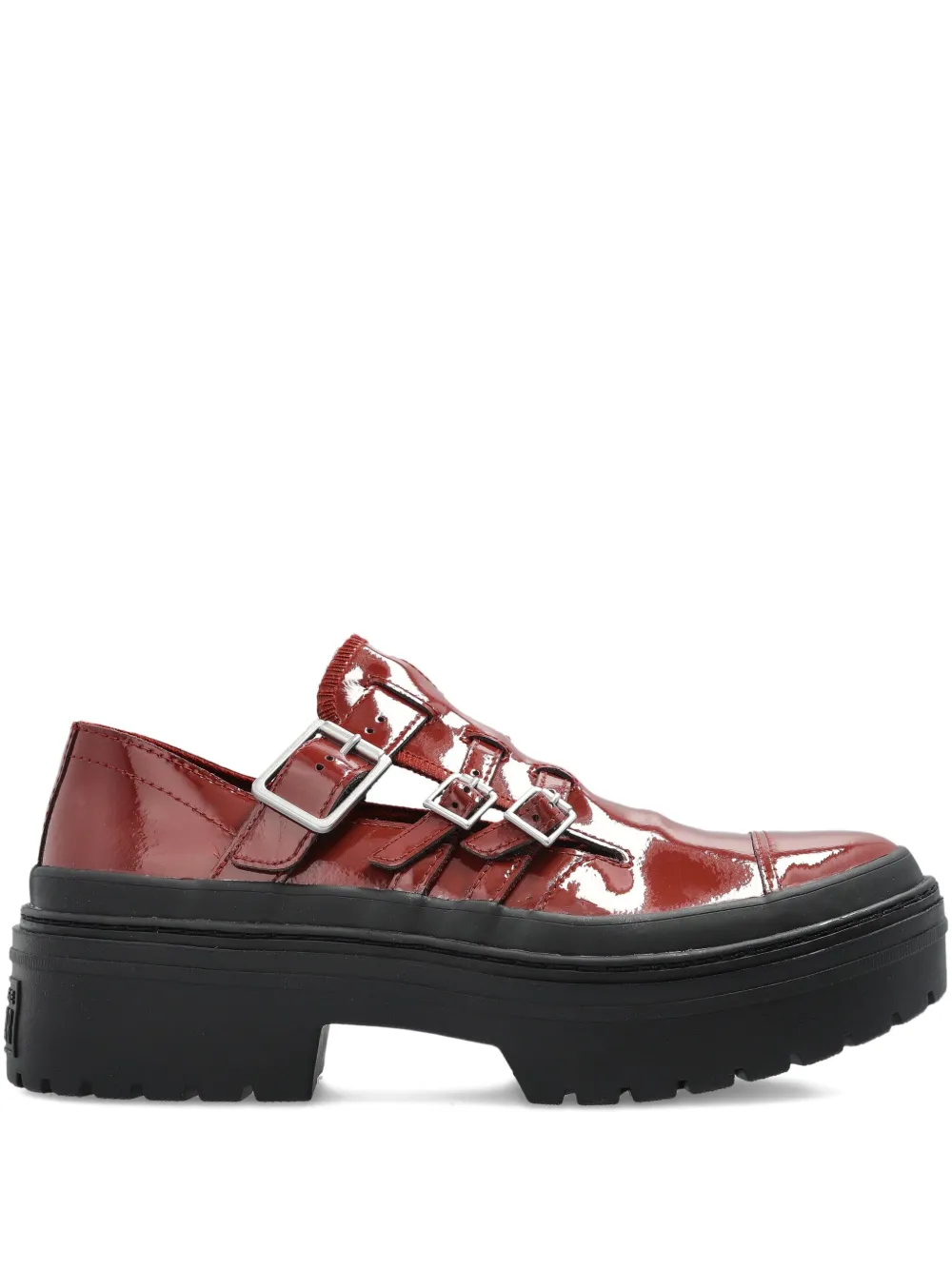 Converse buckle flat pumps - Red