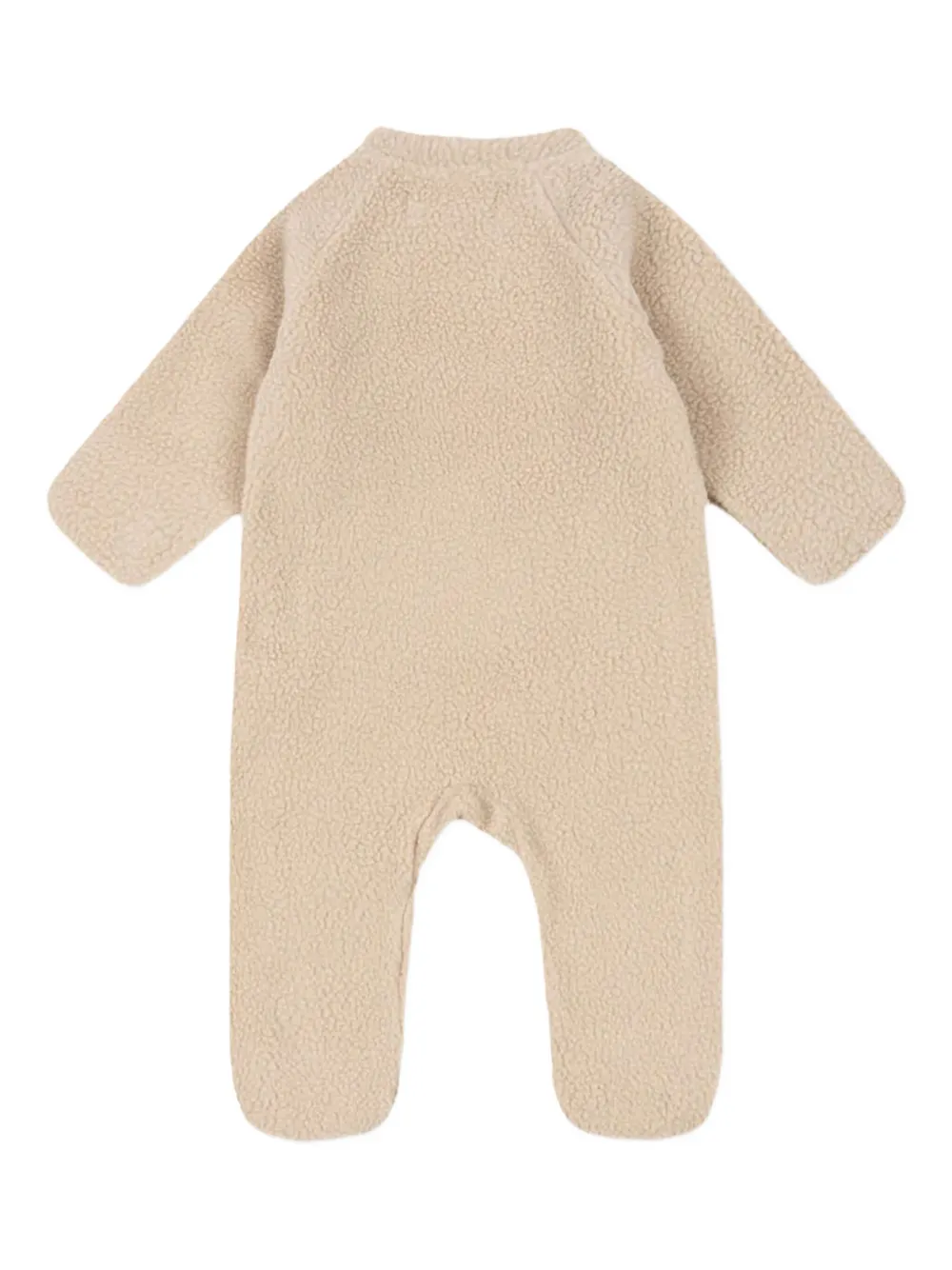 Konges Sløjd embroidered-detail zip babywear - Beige