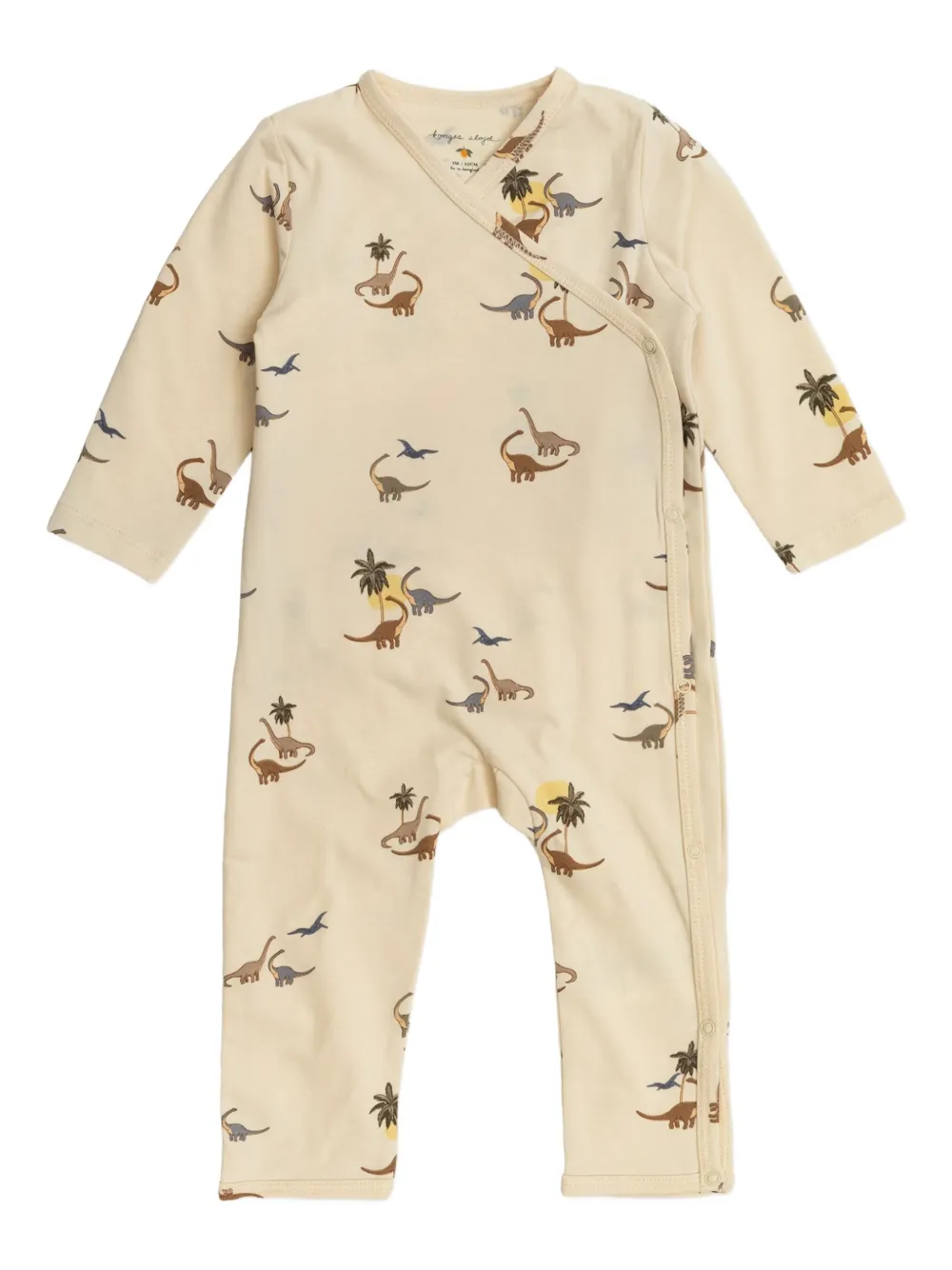 Konges Sløjd dinosaur-print babywear | Neutrals | Image 1