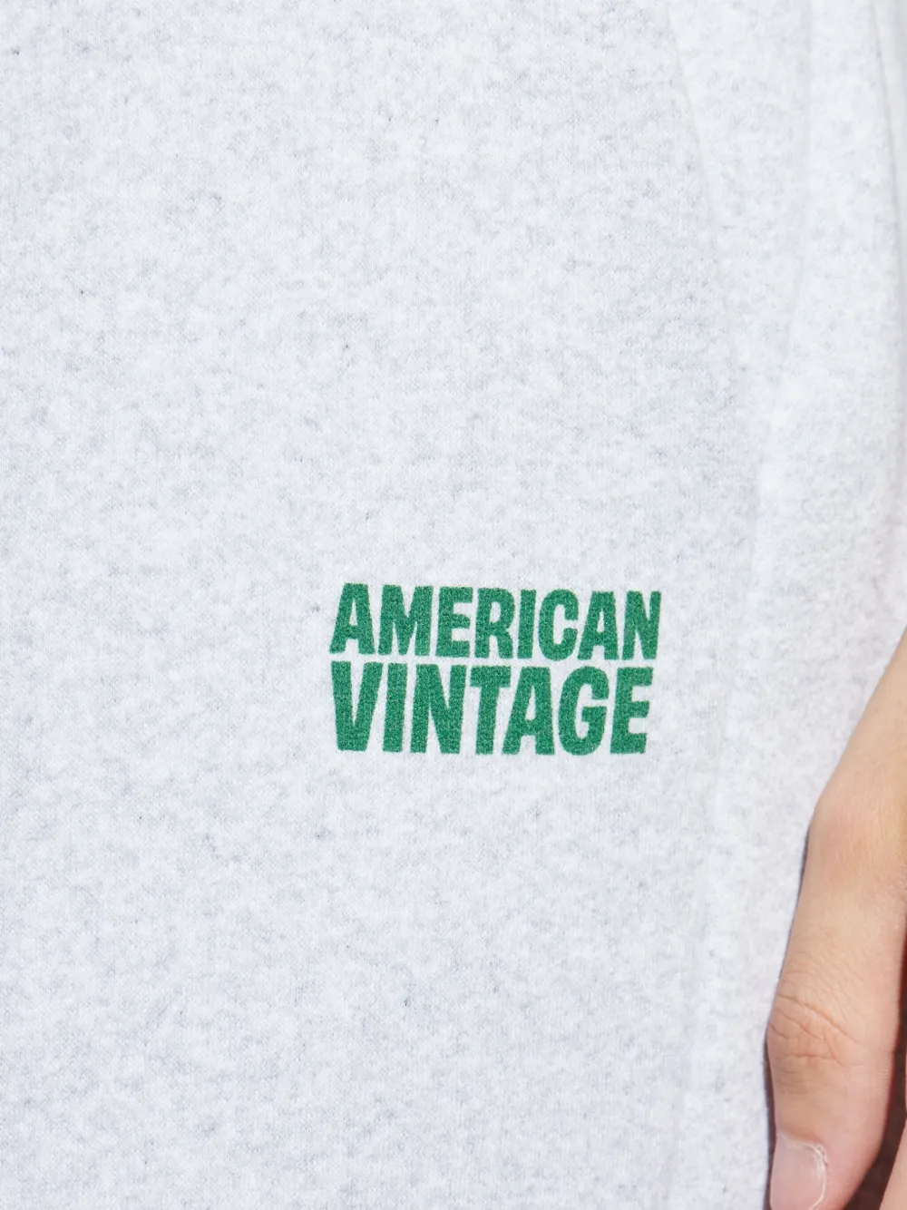 American Vintage Trainingsbroek met trekkoord Grijs