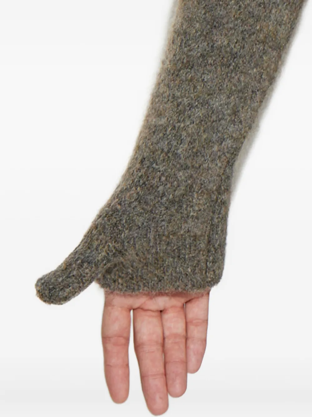 Roa Tasna Zip-up Cardigan In Gray