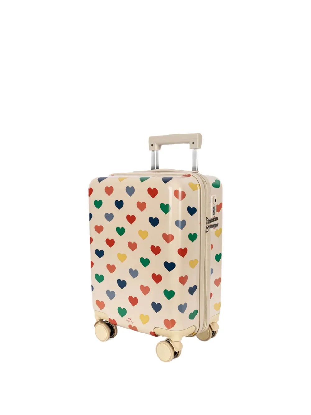 Konges Sløjd heart-pattern trolley | Neutrals | Image 1