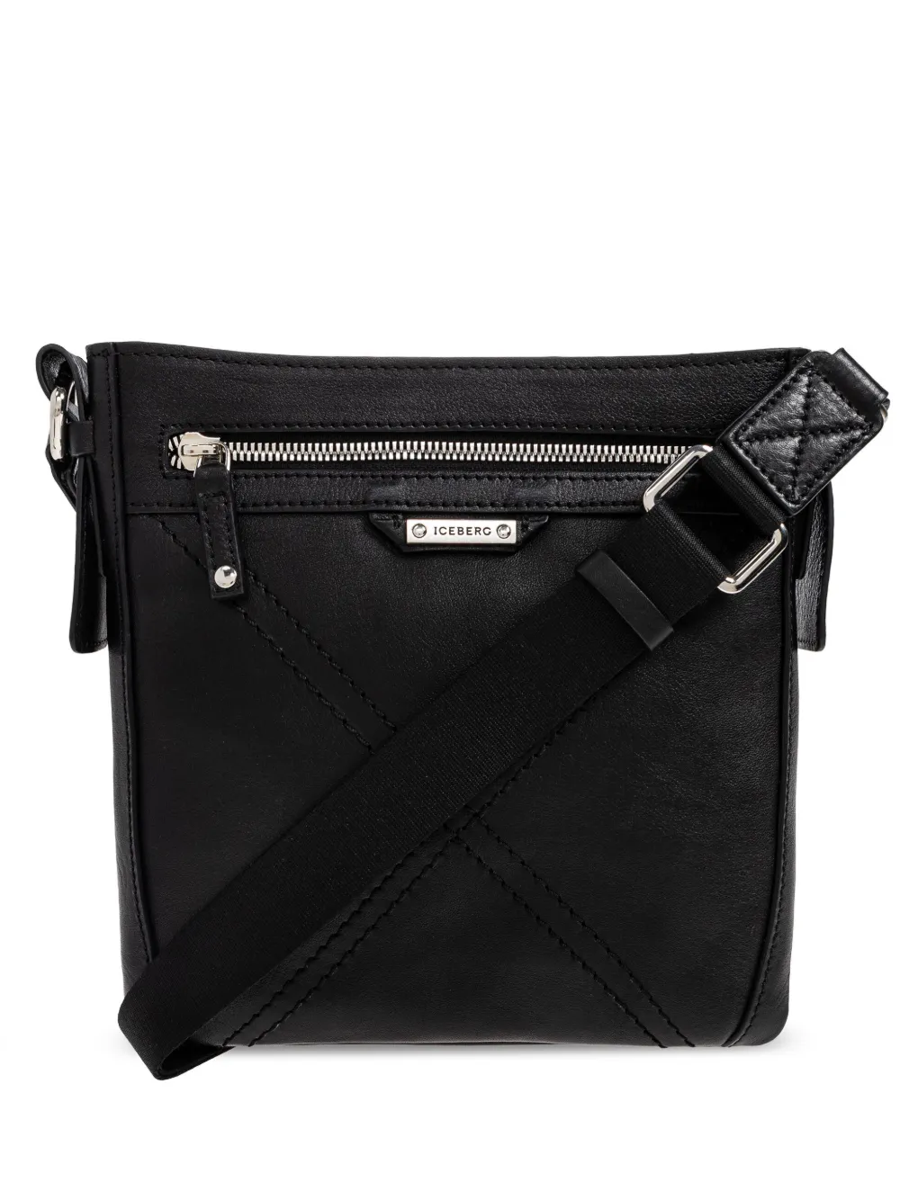 Iceberg bolsa de hombro con cierre | negro | Image 1