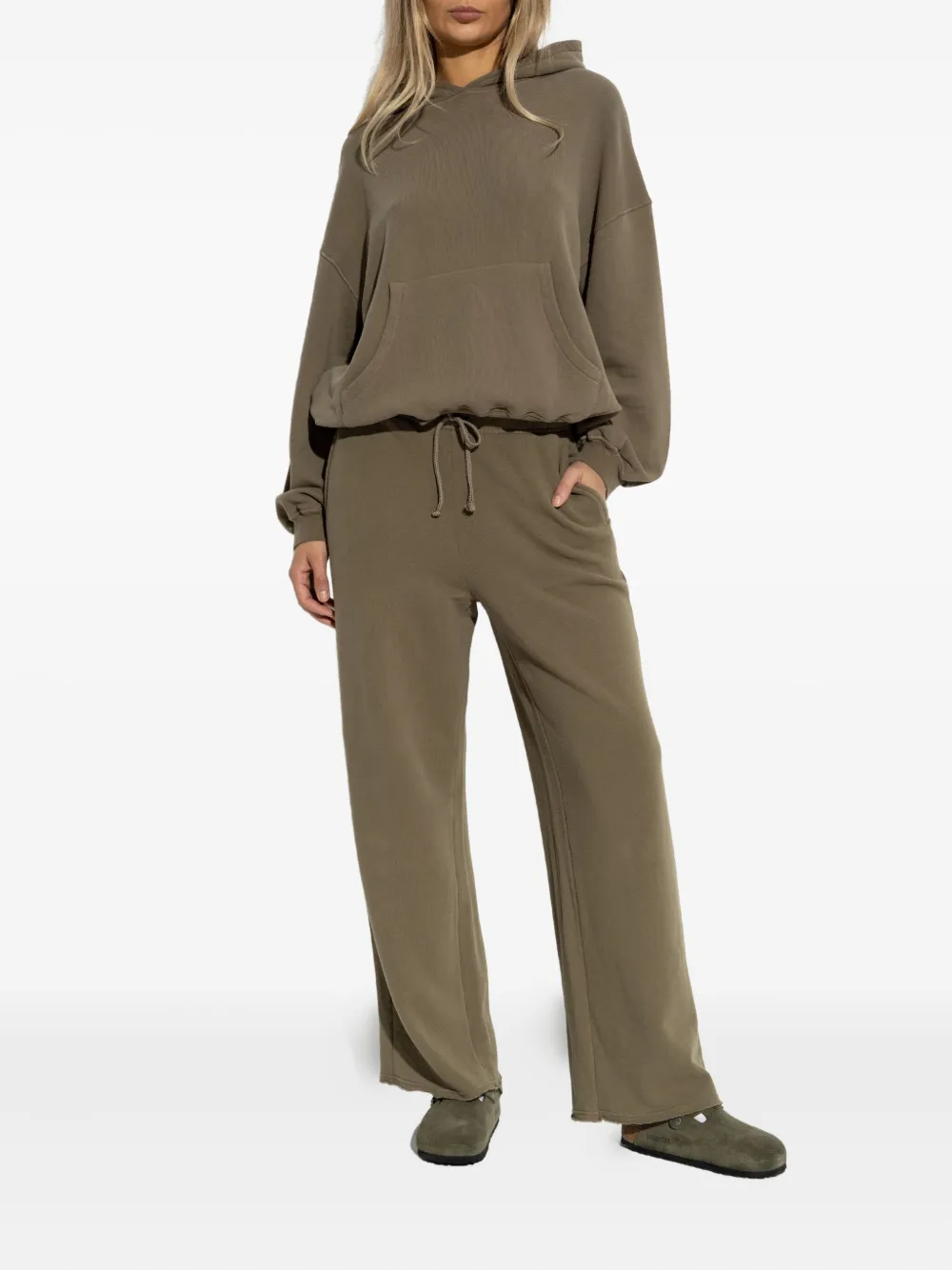 American Vintage Drawstring Track Pants In Brown