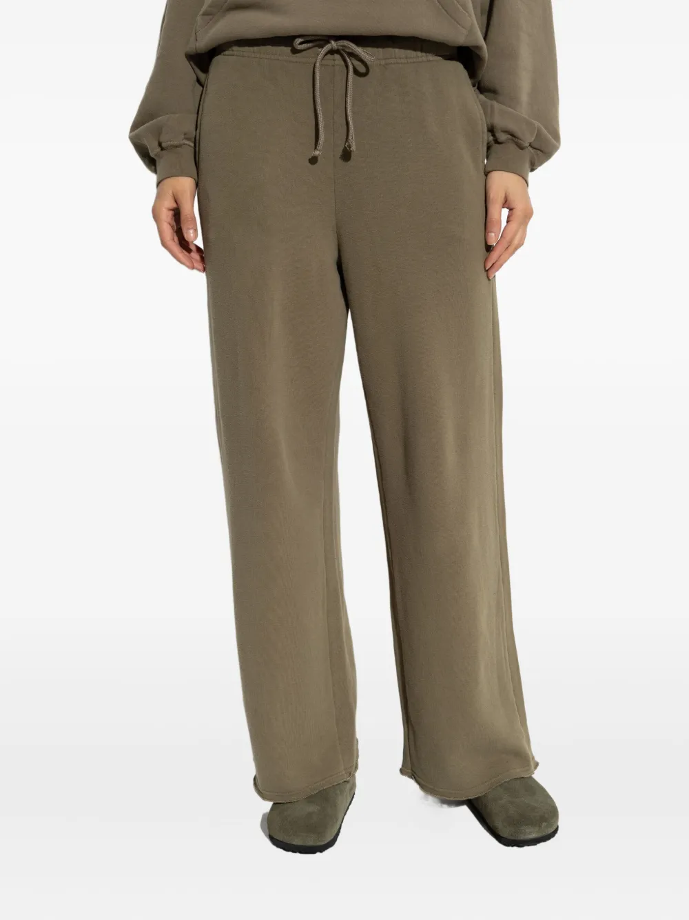 American Vintage Drawstring Track Pants In Brown