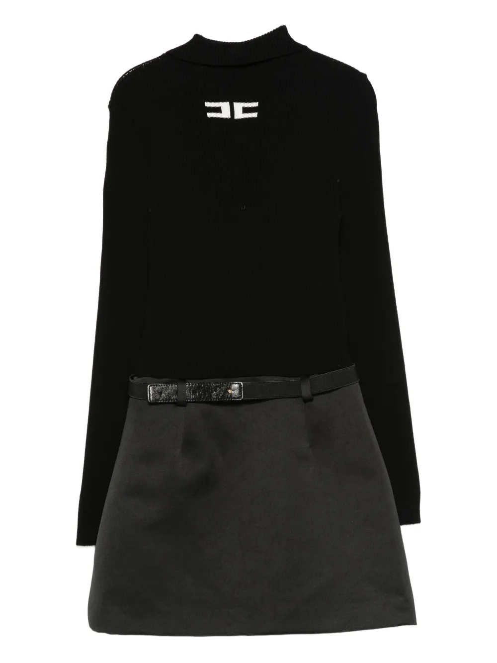 Elisabetta Franchi Kids zip-neck belted mini dress | Girls Casual Dresses | Image 2