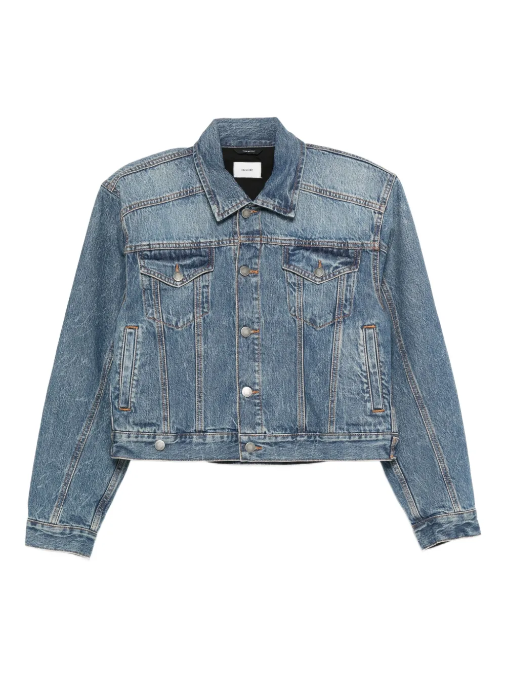 Haikure button-fastening denim jacket | Blue | Image 1