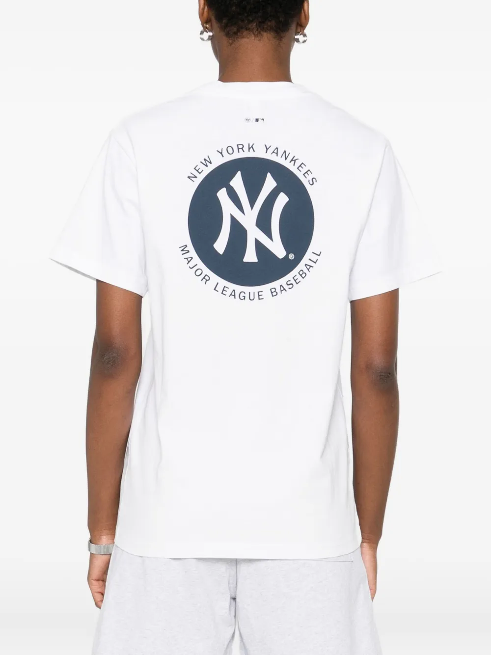 Sporty & Rich Major League T-shirt met print Wit