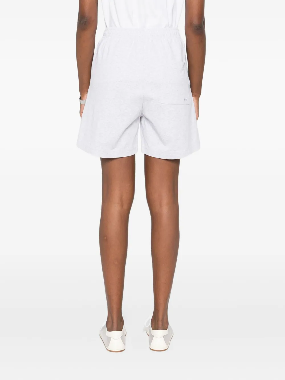 Sporty And Rich X New York Yankees Knee-length Shorts In Gray