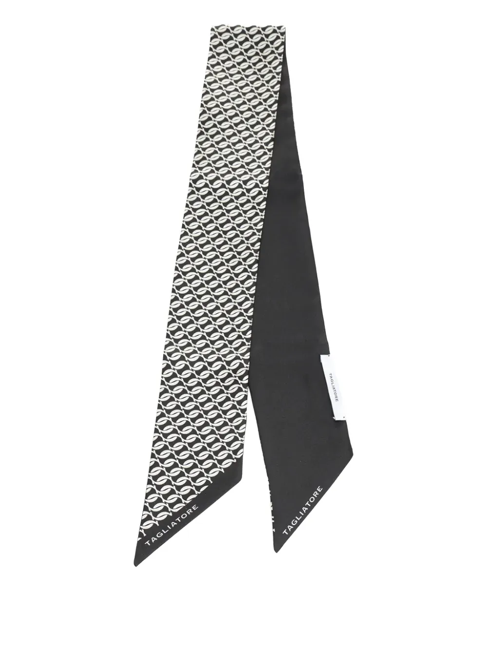Tagliatore patterned tie | Black | Image 1