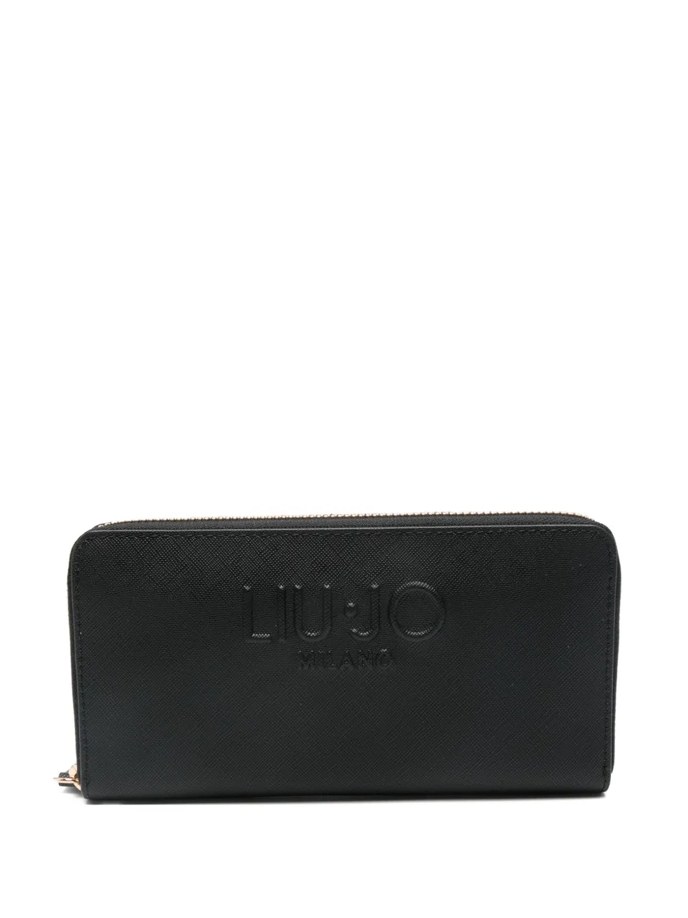 LIU JO logo-plaque zip-around wallet | Black | Image 1