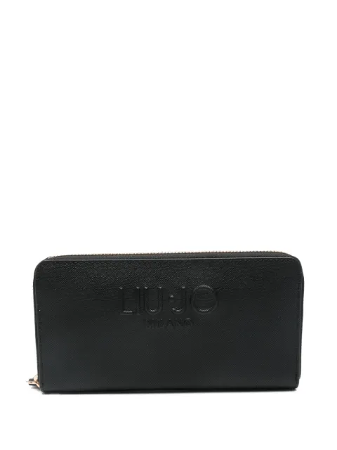 LIU JO logo-plaque zip-around wallet
