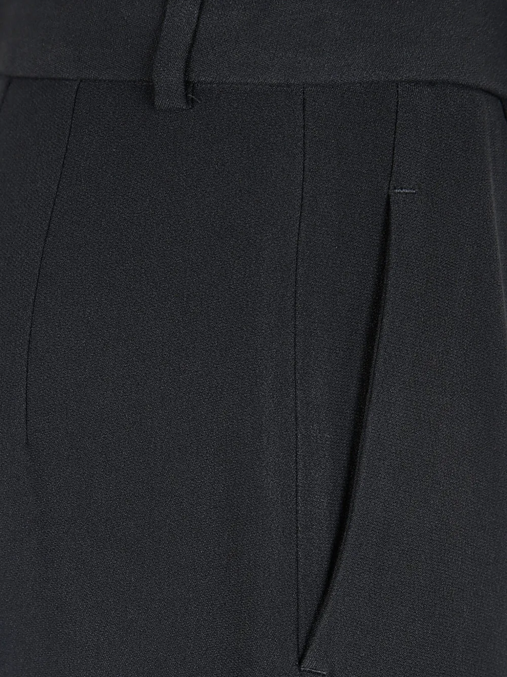 Ermanno Scervino Pressed-crease Trousers In Black