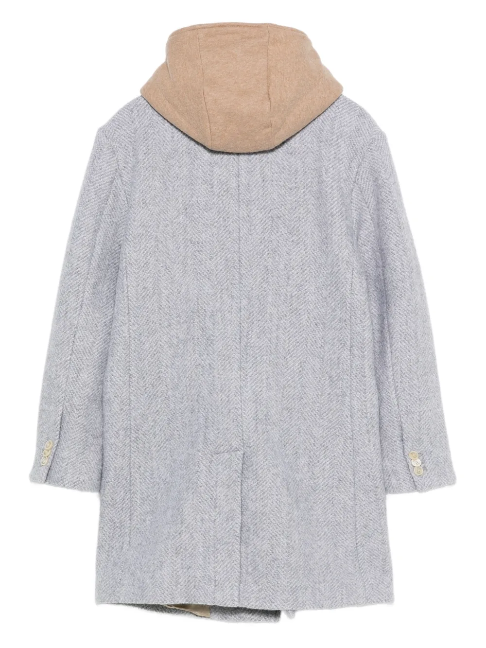 Eleventy Kids manteau en laine à motif de chevrons | Manteaux en laine | Image 2