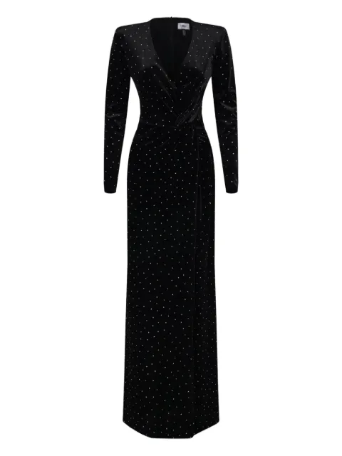 NISSA stud-embellished maxi dress