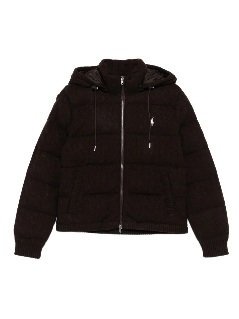 Polo Ralph Lauren フーデッド パデッドジャケット - ブラウン Polo Ralph Lauren フーデッド パデッドジャケット - ブラウン