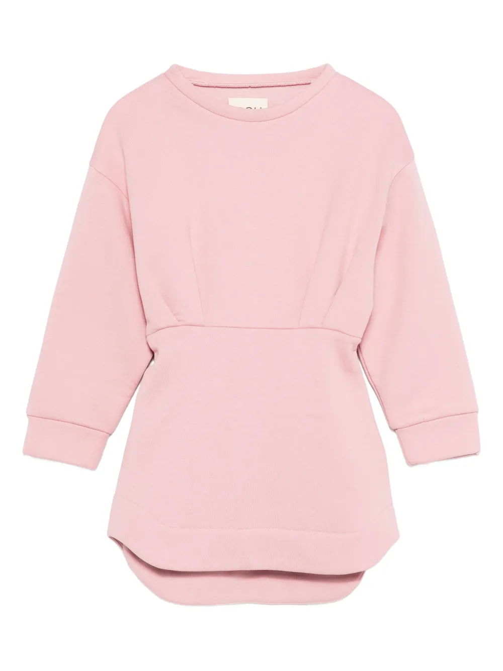 Douuod Kids cinched-waist sweatshirt dress | Pink | Image 1