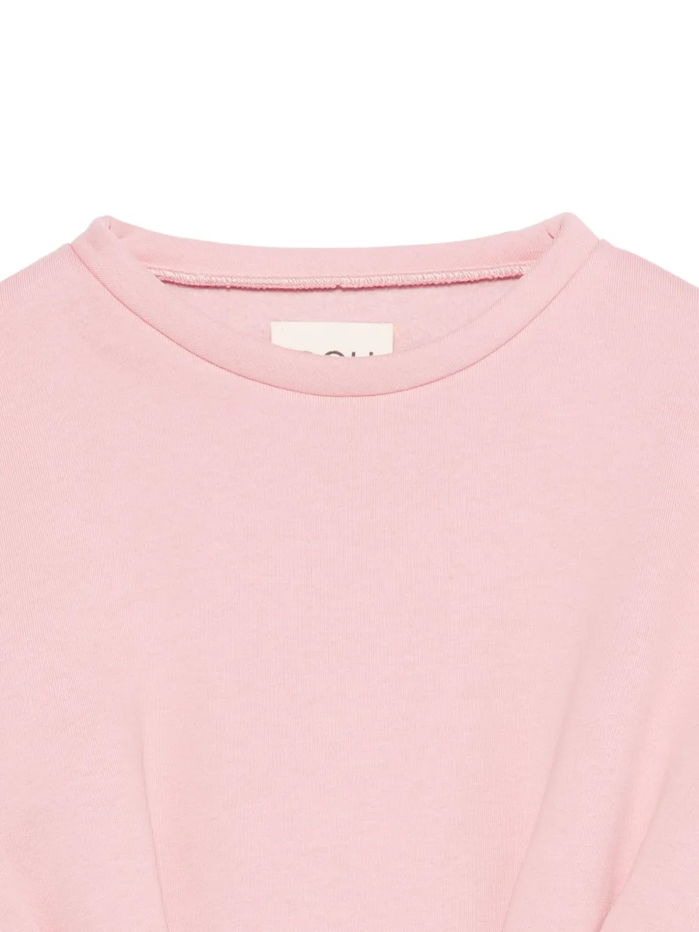 Douuod Cinched-waist Sweatshirt Dress In Pattern