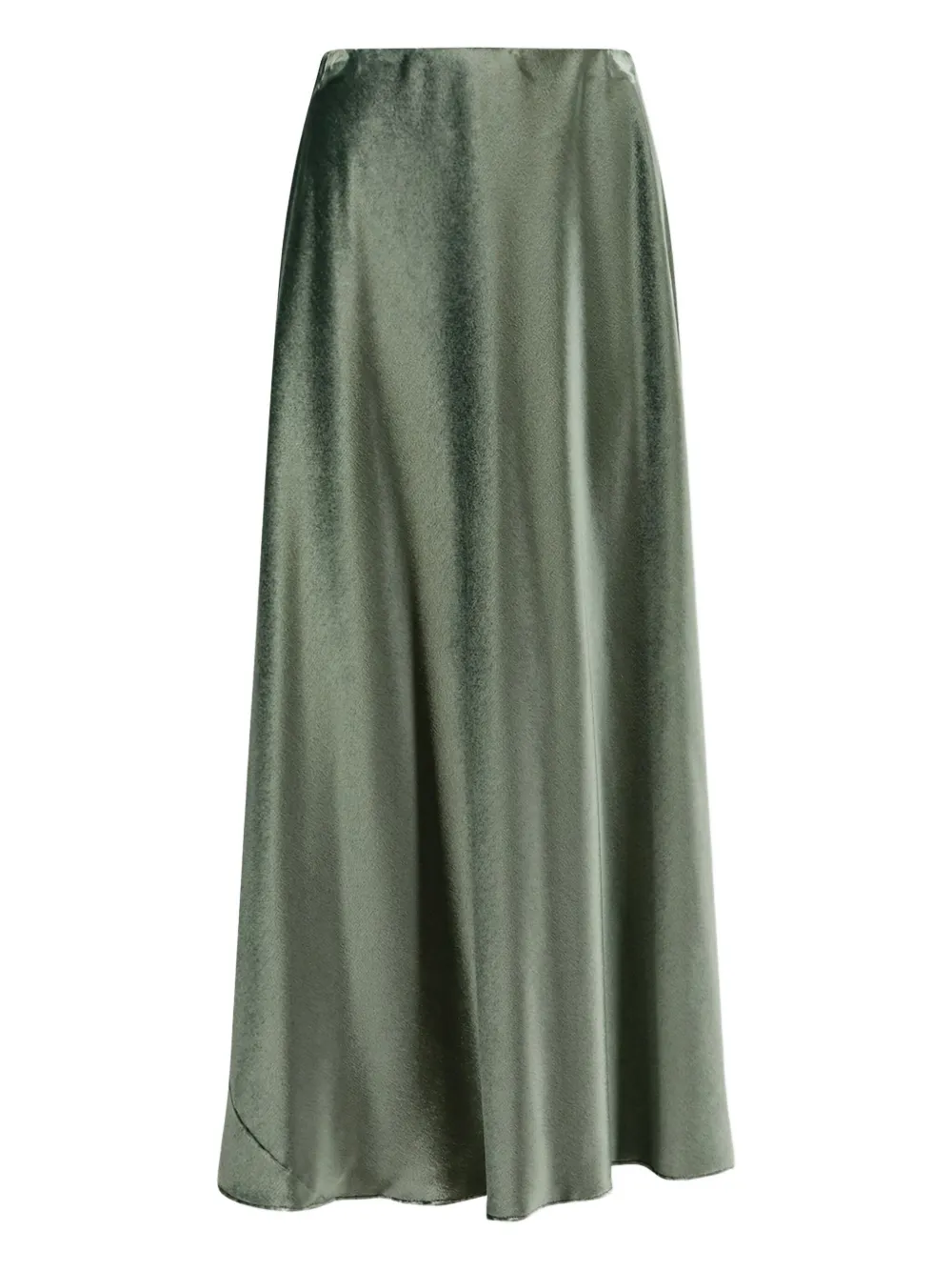Alberta Ferretti Satin A-line Skirt In Multi