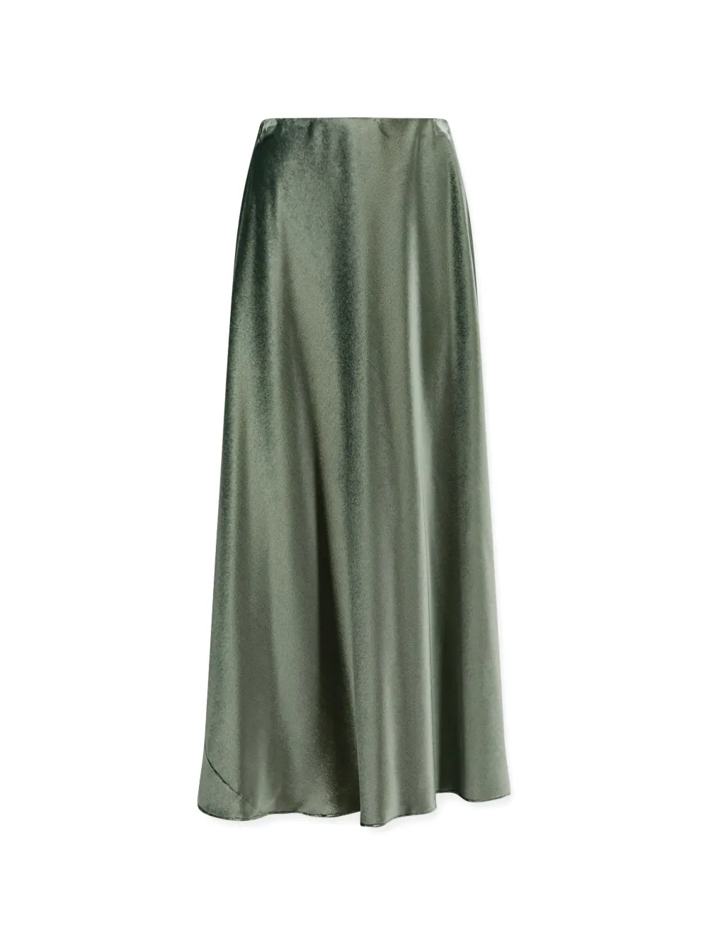 Alberta Ferretti Satin A-line Skirt In Multi