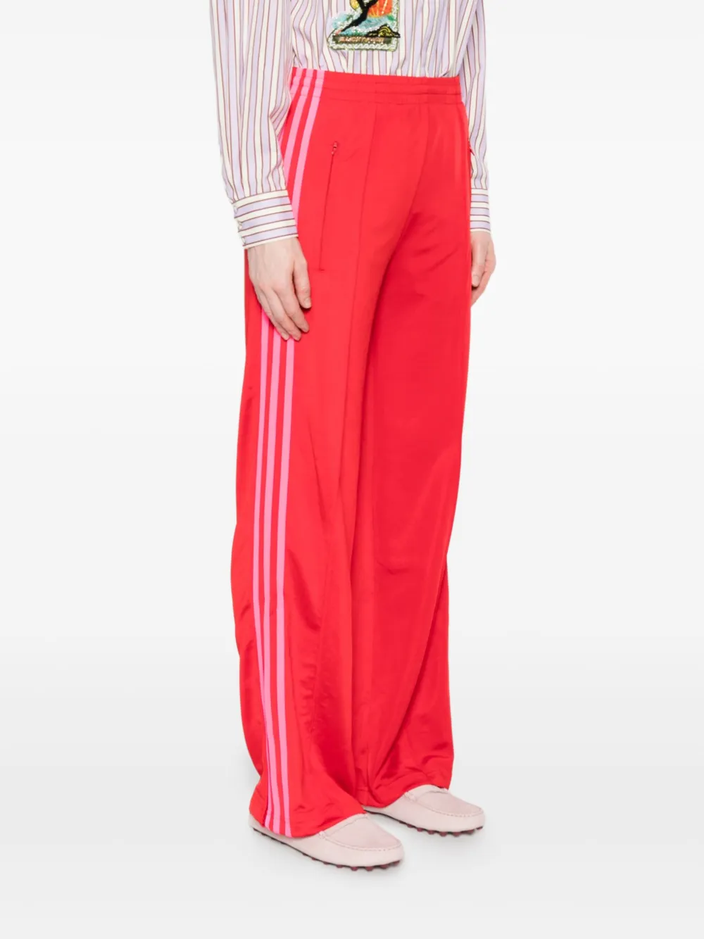 adidas Broek met streepdetail Rood