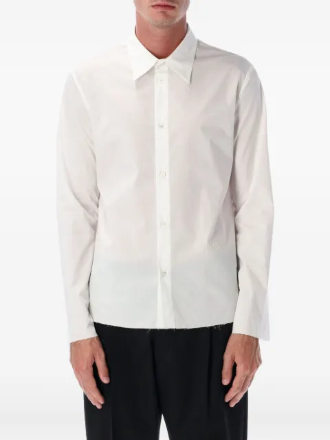 MM6 Maison Margiela frayed-hem shirt