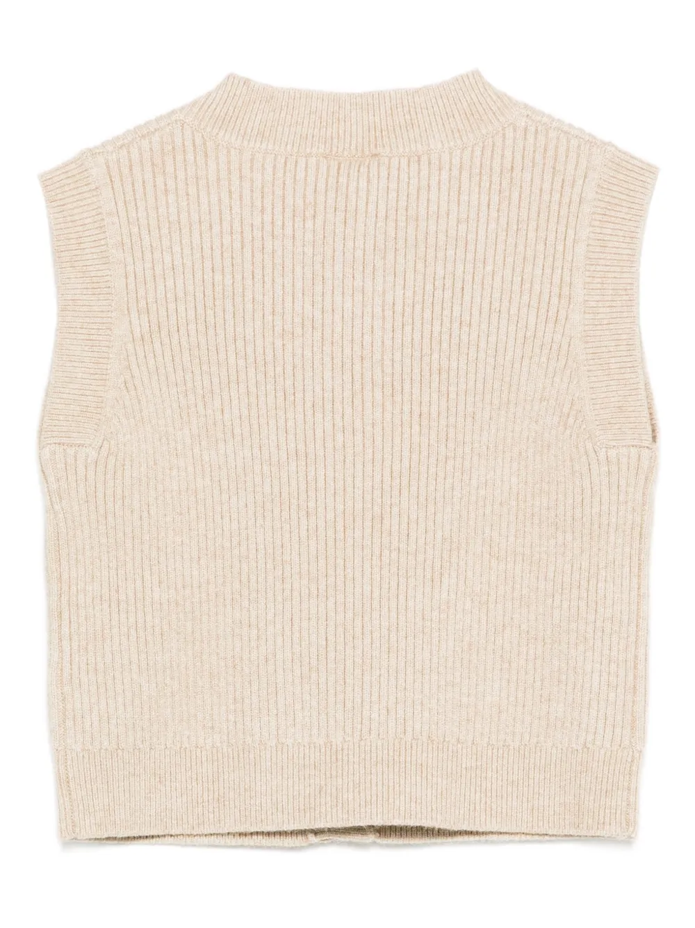Donsje ribbed sleeveless cardigan | Girls Waistcoats & Gilets | Image 2