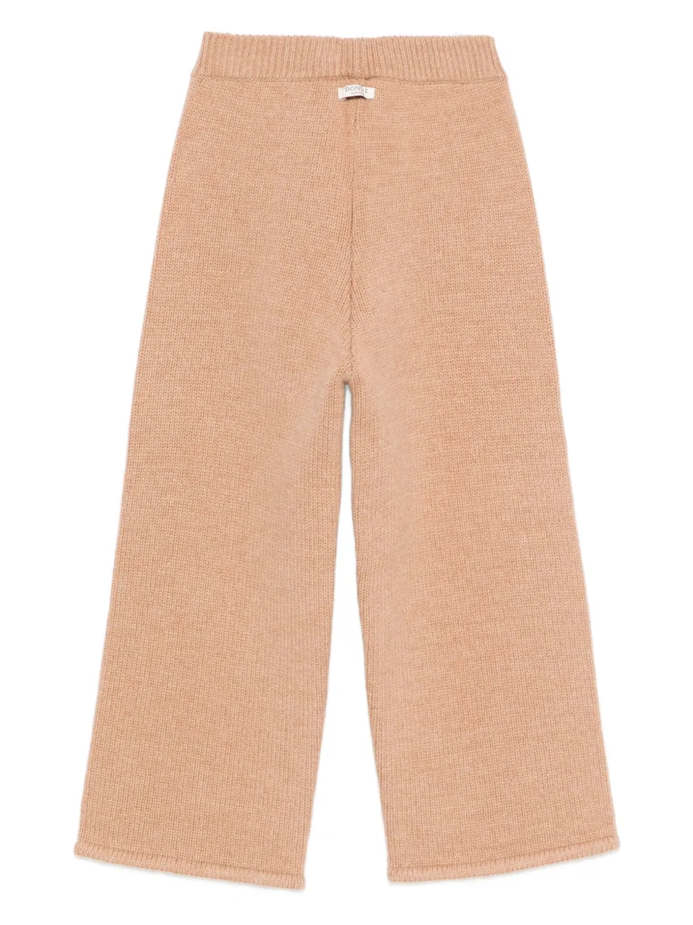 Donsje Cable-knit Drawstring Trousers In Pink