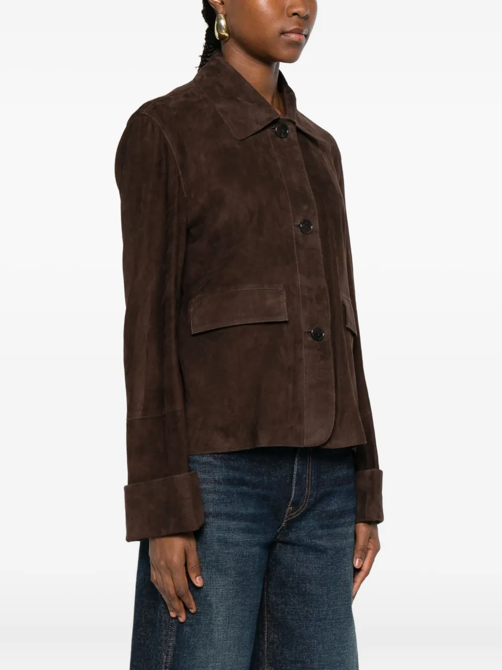 Arma Ella Jacke Aus Wildleder In Brown